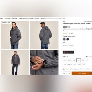 Ariat FR DuraLight Stretch Canvas Jacket